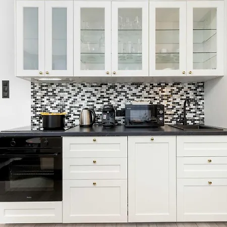 Luksusowy W Gdansku Przy Motlawie I Rynku Z Biurkiem Do Pracy Zdalnej By Renters דירה