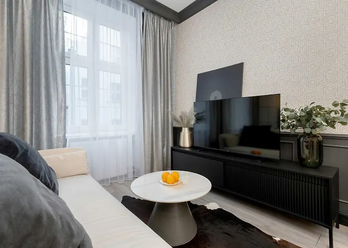 Luksusowy W Gdańsku Przy Motławie I Rynku Z Biurkiem Do Pracy Zdalnej By Renters * Gdańsk