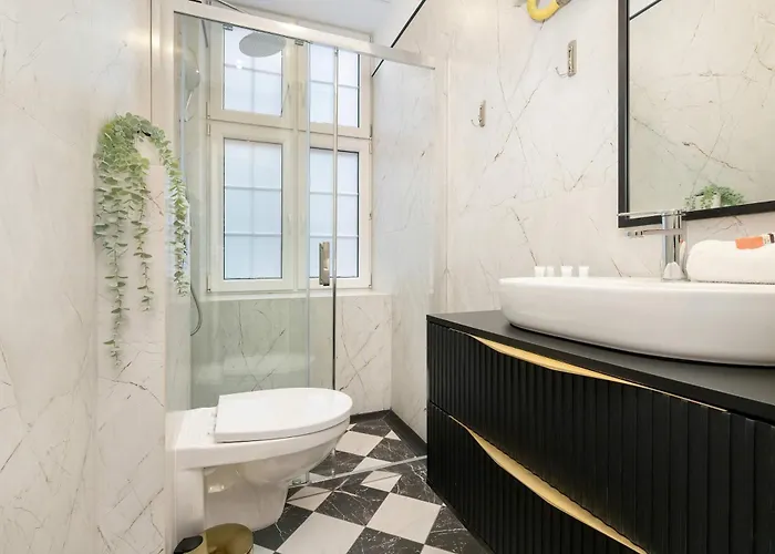 Luksusowy W Gdansku Przy Motlawie I Rynku Z Biurkiem Do Pracy Zdalnej By Renters Апартаменты